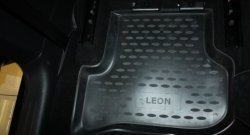 3 399 р. Коврики в салон Element 4 шт. (полиуретан) Seat Leon 1P хэтчбэк 5 дв. дорестайлинг (2005-2009)  с доставкой в г. Омск. Увеличить фотографию 3