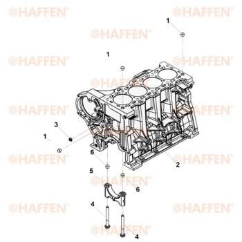 89 499 р. Блок цилиндров ISF 2.8 HAFFEN ГАЗ ГАЗель Next A62,А65 автобус (2016-2024)  с доставкой в г. Омск. Увеличить фотографию 11