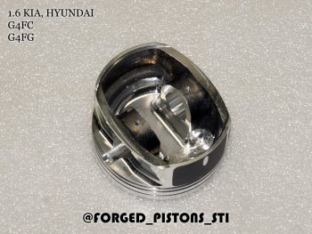 16 999 р. Поршни (1,6 G4FC, G4FG) СТИ  Hyundai Elantra (HD), i20 (PB), I30 (FD), KIA Ceed (1 ED), Cerato (2 TD), Cerato Koup (1 TD), Rio (3 QB) (диаметр поршня: 77.25 мм)  с доставкой в г. Омск. Увеличить фотографию 4