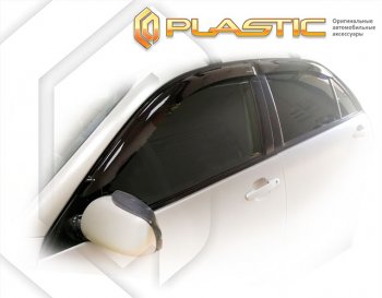 1 839 р. Дефлектора окон CA-Plastic  Toyota Verossa (2001-2004) (Classic полупрозрачный, Без хром. молдинга, Крепление только на скотч)  с доставкой в г. Омск. Увеличить фотографию 1