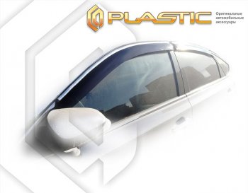 1 839 р. Дефлектора окон CA-Plastic  Toyota Avalon  4 (2012-2018) Правый руль, рестайлинг правый руль (Classic полупрозрачный, Без хром. молдинга)  с доставкой в г. Омск. Увеличить фотографию 1