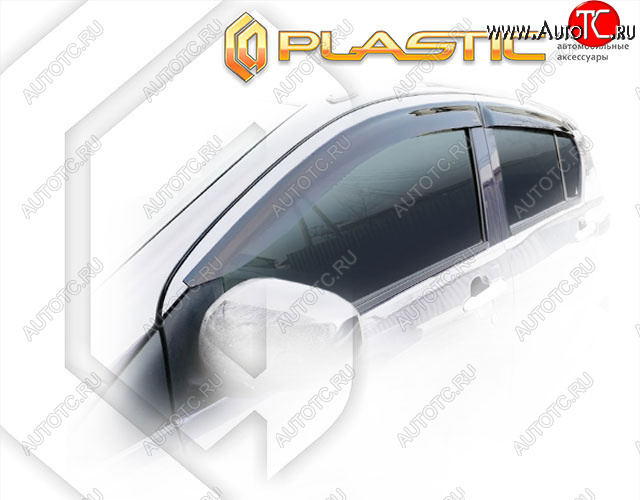 2 079 р. Ветровики дверей CA-Plastic  Toyota Pixis Epoch  LA300A, LA310A  (2012-2013) хэтчбек 5 дв. дорестайлинг (Classic полупрозрачный)  с доставкой в г. Омск