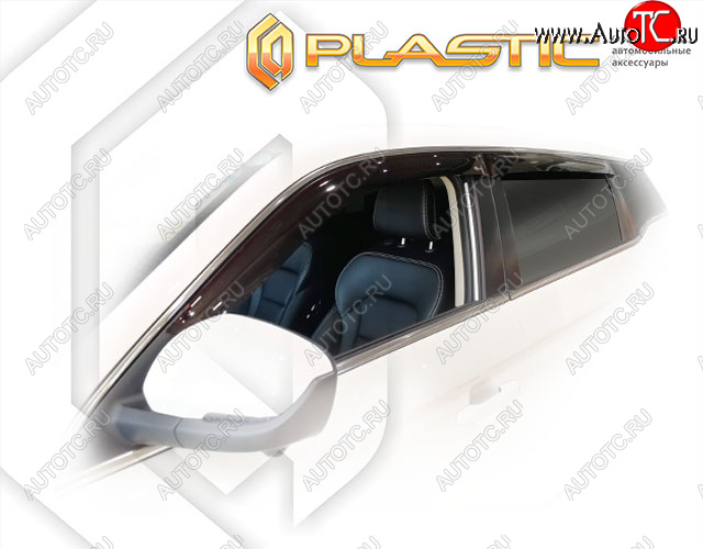 2 079 р. Ветровики дверей CA-Plastic  Geely Atlas Pro  NL3 (2019-2025) (Classic полупрозрачный)  с доставкой в г. Омск