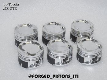 Поршни (Toyota 3,0 2JZ-GTE (V=15,2) под кольца 1,2/1,5/4,0) СТИ Toyota Aristo S160 дорестайлинг (1997-2001)  (диаметр поршня: 86.50 мм)