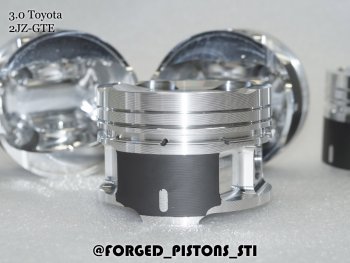 28 799 р. Поршни (Toyota 3,0 2JZ-GTE (V=15,2) под кольца 1,2/1,5/4,0) СТИ Toyota Aristo S160 дорестайлинг (1997-2001) (диаметр поршня: 86.50 мм)  с доставкой в г. Омск. Увеличить фотографию 4