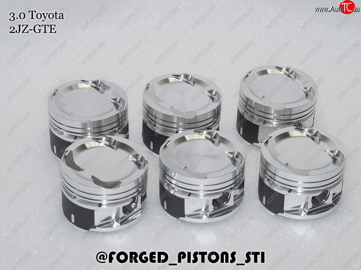 28 799 р. Поршни (Toyota 3,0 2JZ-GTE (V=15,2) под кольца 1,5/1,5/4,0) СТИ Toyota Aristo S160 дорестайлинг (1997-2001) (диаметр поршня 86 мм)  с доставкой в г. Омск