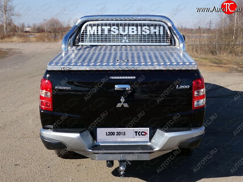 73 399 р. Крышка багажника (алюминий) TCC  Mitsubishi L200  5 KK,KL (2018-2022) рестайлинг  с доставкой в г. Омск