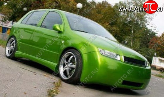 25 699 р. Передний бампер F1 Skoda Fabia Mk1 седан рестайлинг (2004-2008)  с доставкой в г. Омск