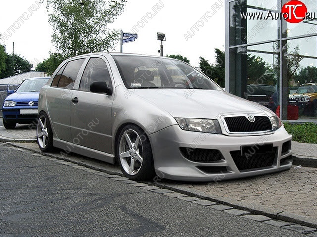 25 699 р. Передний бампер Weber Sport Skoda Fabia Mk1 седан рестайлинг (2004-2008)  с доставкой в г. Омск