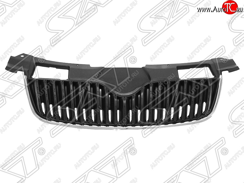 3 499 р. Решётка радиатора SAT Skoda Fabia Mk2 универсал дорестайлинг (2007-2010) (Неокрашенная)  с доставкой в г. Омск