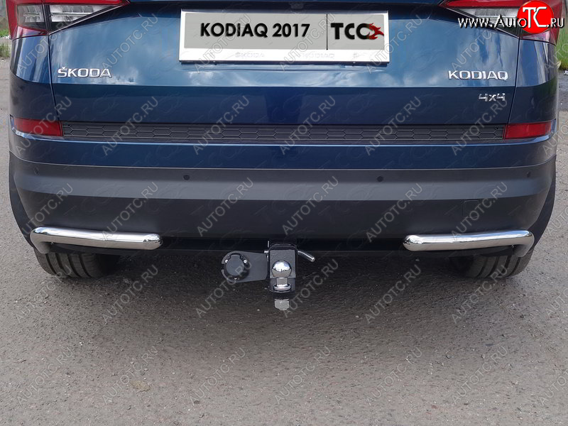 14 449 р. Фаркоп (тягово-сцепное устройство) TCC  Skoda Kodiaq  NU7 (2017-2021) дорестайлинг (Оцинкованный, шар E )  с доставкой в г. Омск