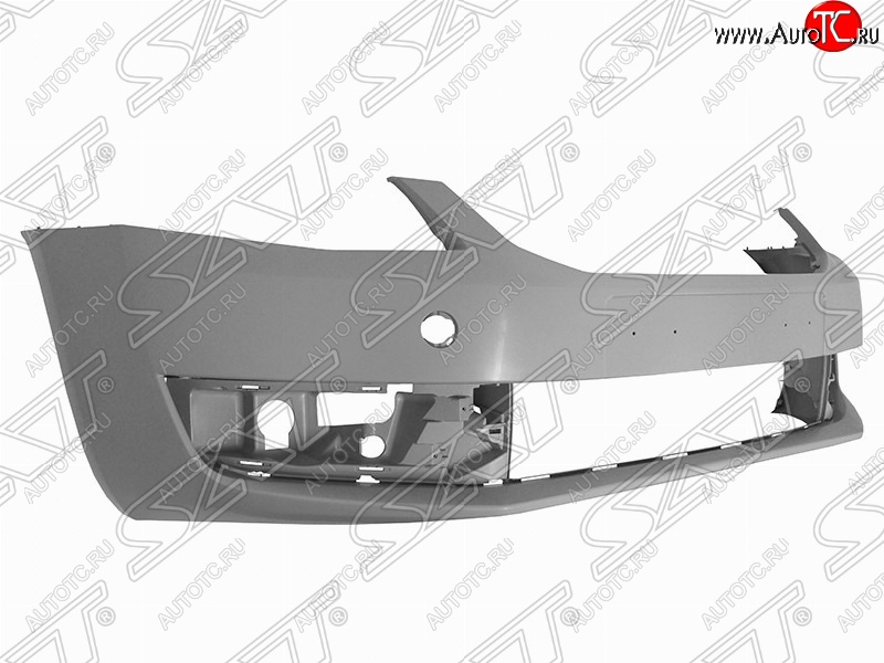 4 949 р. Передний бампер SAT  Skoda Octavia  A7 (2012-2017) дорестайлинг лифтбэк, дорестайлинг универсал (Неокрашенный)  с доставкой в г. Омск