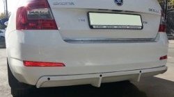 5 999 р. Накладка на задний бампер CT Skoda Octavia A7 дорестайлинг лифтбэк (2012-2017) (Неокрашенная)  с доставкой в г. Омск. Увеличить фотографию 3