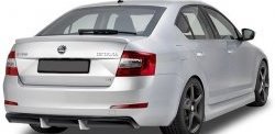 5 999 р. Пороги накладки CT Skoda Octavia A7 дорестайлинг лифтбэк (2012-2017) (Неокрашенные)  с доставкой в г. Омск. Увеличить фотографию 3