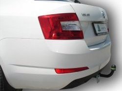 16 349 р. Фаркоп Лидер Плюс.  Skoda Octavia  A7 (2012-2020) дорестайлинг лифтбэк, рестайлинг лифтбэк (Без электропакета)  с доставкой в г. Омск. Увеличить фотографию 1