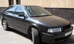 899 р. Реснички на фары CT Skoda Octavia Tour A4 1U2 лифтбэк дорестайлинг (1997-2000) (Неокрашенные)  с доставкой в г. Омск. Увеличить фотографию 2