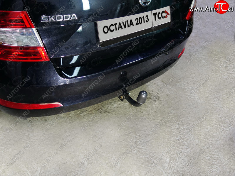 13 399 р. Фаркоп (тягово-сцепное устройство) TCC Skoda Octavia A7 дорестайлинг лифтбэк (2012-2017) (Оцинкованный, шар A )  с доставкой в г. Омск