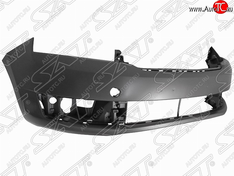 1 489 р. Передний бампер SAT Skoda Rapid NH3 дорестайлинг лифтбэк (2012-2017) (Неокрашенный)  с доставкой в г. Омск