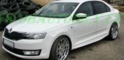 6 249 р. Пороги накладки CT Skoda Rapid NH1 хэтчбэк дорестайлинг (2012-2017) (Неокрашенные)  с доставкой в г. Омск. Увеличить фотографию 2