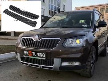 2 999 р. Заглушка воздухозаборника бампера (нижняя, OUTDOOR) MV-Tuning  Skoda Yeti (2013-2018) (Текстурная поверхность)  с доставкой в г. Омск. Увеличить фотографию 2