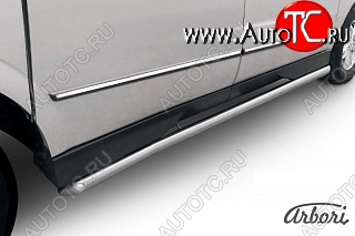 12 059 р. Защита порогов Arbori SSANGYONG Actyon Sport (2012-2025)  с доставкой в г. Омск