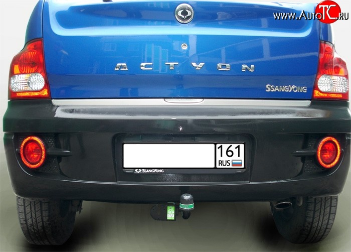 7 399 р. Фаркоп Лидер Плюс SSANGYONG Actyon 1 (2006-2010) (Без электропакета)  с доставкой в г. Омск