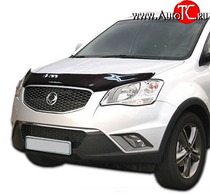 2 879 р. Дефлектор капота NovLine SSANGYONG Actyon дорестайлинг (2010-2013)  с доставкой в г. Омск