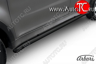 6 794 р. Защита порогов Arbori  SSANGYONG Actyon (2010-2013) дорестайлинг  с доставкой в г. Омск