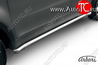 12 869 р. Защита порогов Arbori  SSANGYONG Actyon (2010-2013) дорестайлинг  с доставкой в г. Омск