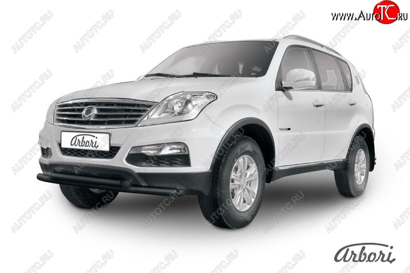 7 469 р. Обвес переднего бампера Arbori SSANGYONG Rexton Y290 (2012-2017)  с доставкой в г. Омск