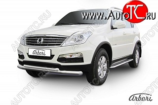 14 219 р. Обвес переднего бампера Arbori SSANGYONG Rexton Y290 (2012-2017)  с доставкой в г. Омск