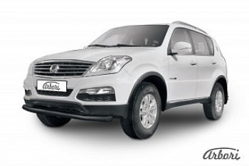 6 659 р. Обвес переднего бампера Arbori  SSANGYONG Rexton  Y290 (2012-2017)  с доставкой в г. Омск. Увеличить фотографию 1