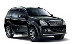 4 299 р. Защита порогов из трубы Ø51 Petroil Tuning. SSANGYONG Rexton Y250 (2006-2012) (Нержавеющая полированная сталь)  с доставкой в г. Омск. Увеличить фотографию 1