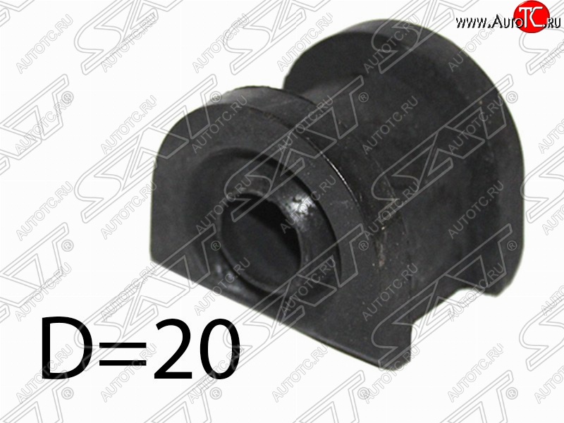 159 р. Резиновая втулка переднего стабилизатора (D=20) SAT Subaru Impreza GE седан (2007-2012)  с доставкой в г. Омск