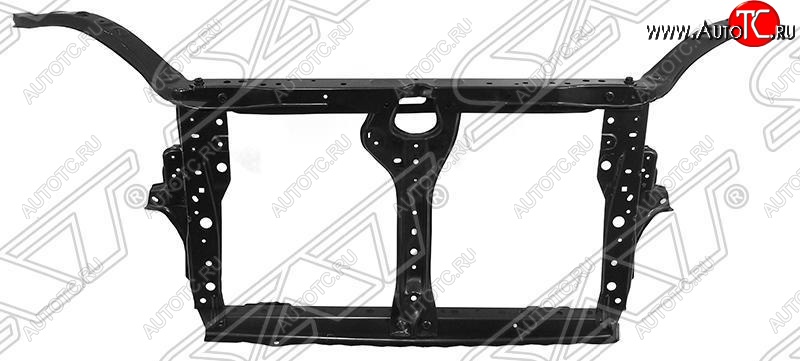 9 099 р. Рамка радиатора (телевизор) SAT  Subaru Forester  SJ (2012-2019) дорестайлинг, рестайлинг (Неокрашенная)  с доставкой в г. Омск