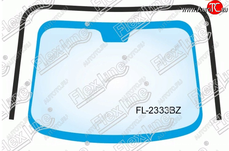 3 289 р. Молдинг лобового стекла FlexLine  Subaru Forester  SG (2002-2008) дорестайлинг, рестайлинг  с доставкой в г. Омск