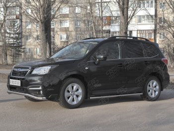 8 999 р. Защита переднего бампера Russtal d63 волна  Subaru Forester  SJ (2016-2019) рестайлинг  с доставкой в г. Омск. Увеличить фотографию 4