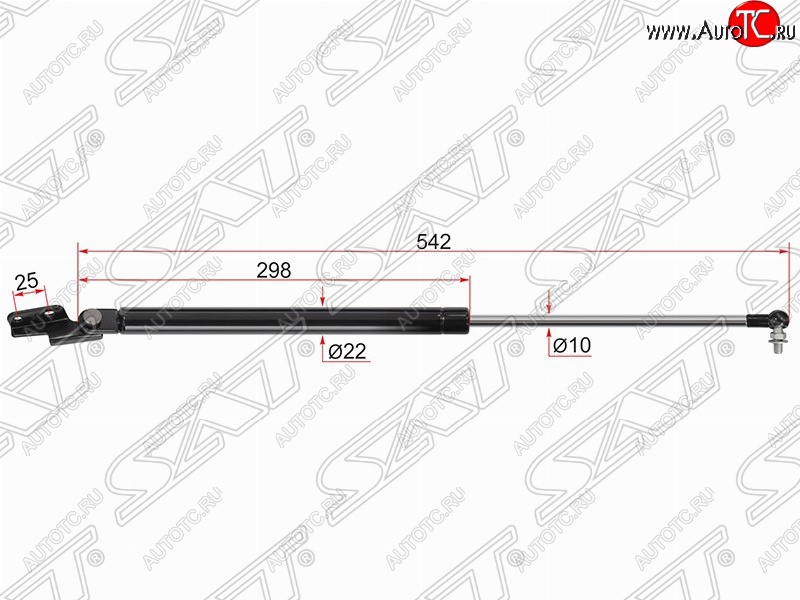 829 р. Правый газовый упор крышки багажника SAT  Subaru Forester ( SH,  SJ) (2008-2019) дорестайлинг, рестайлинг  с доставкой в г. Омск