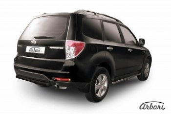 Защита заднего бампера Arbori Subaru Forester SH (2008-2013)