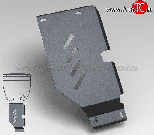3 059 р. Защита коробки передач Novline (2.0, АКПП, 3 мм) Subaru Forester SH (2008-2013)  с доставкой в г. Омск