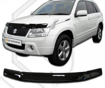 Дефлектор капота CA-Plastiс Suzuki (Сузуки) Grand Vitara (Гран)  JT 3 двери (2005-2008) JT 3 двери дорестайлинг