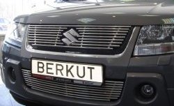 Декоративная вставка решетки радиатора (V2.4/3.2) Berkut Suzuki Grand Vitara JT 5 дверей дорестайлинг (2005-2008)