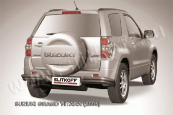 5 999 р. Уголки d57+d42 двойные  Suzuki Grand Vitara  JT 3 двери (2005-2008) дорестайлинг (Цвет: серебристый)  с доставкой в г. Омск. Увеличить фотографию 1