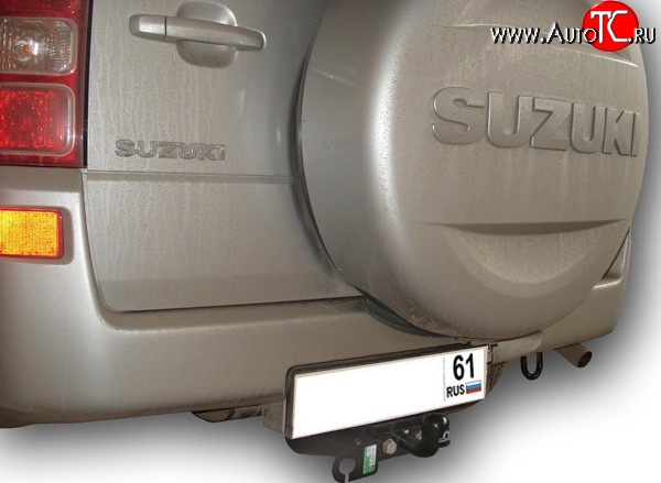 7 099 р. Фаркоп Лидер Плюс (до 1200 кг)  Suzuki Grand Vitara ( JT 5 дверей,  JT 3 двери) (2005-2012) дорестайлинг, 1-ый рестайлинг, 1-ый рестайлинг (Без электропакета)  с доставкой в г. Омск