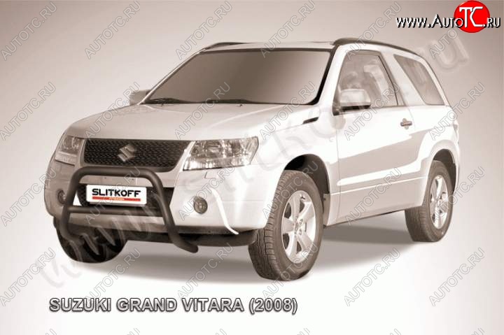 14 999 р. Кенгурятник d57 низкий  Suzuki Grand Vitara  JT 3 двери (2005-2008) дорестайлинг (Цвет: серебристый)  с доставкой в г. Омск