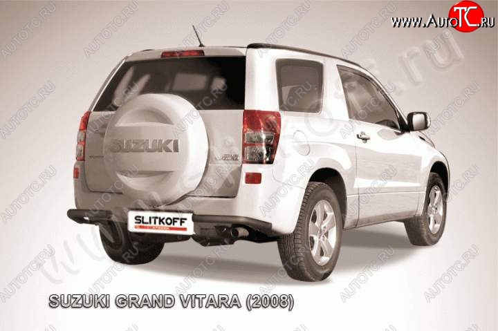 4 399 р. Уголки d57 Suzuki Grand Vitara JT 3 двери дорестайлинг (2005-2008) (Цвет: серебристый)  с доставкой в г. Омск