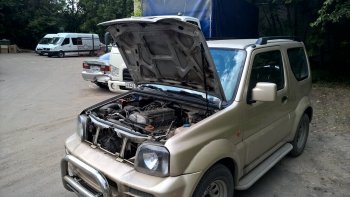 1 241 р. Упоры капота Атланта Инжиниринг Suzuki Jimny JB23/JB43 дорестайлинг (1998-2001)  с доставкой в г. Омск. Увеличить фотографию 1