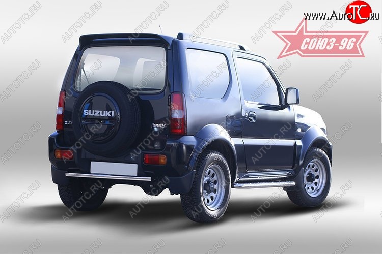 8 279 р. Защита заднего бампера Souz-96 (d42) Suzuki Jimny JB23/JB43 2-ой рестайлинг (2012-2018)  с доставкой в г. Омск