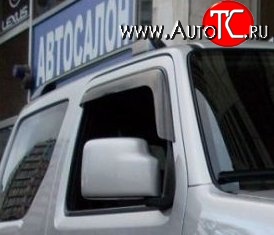 999 р. Комплект дефлекторов окон (ветровиков) 2 шт. 3d Russtal Suzuki Jimny JB23/JB43 дорестайлинг (1998-2001)  с доставкой в г. Омск