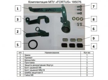 11 749 р. Замок КПП FORTUS АТ Suzuki SX4 JAB, JYA хэтчбэк рестайлинг (2016-2021)  с доставкой в г. Омск. Увеличить фотографию 3